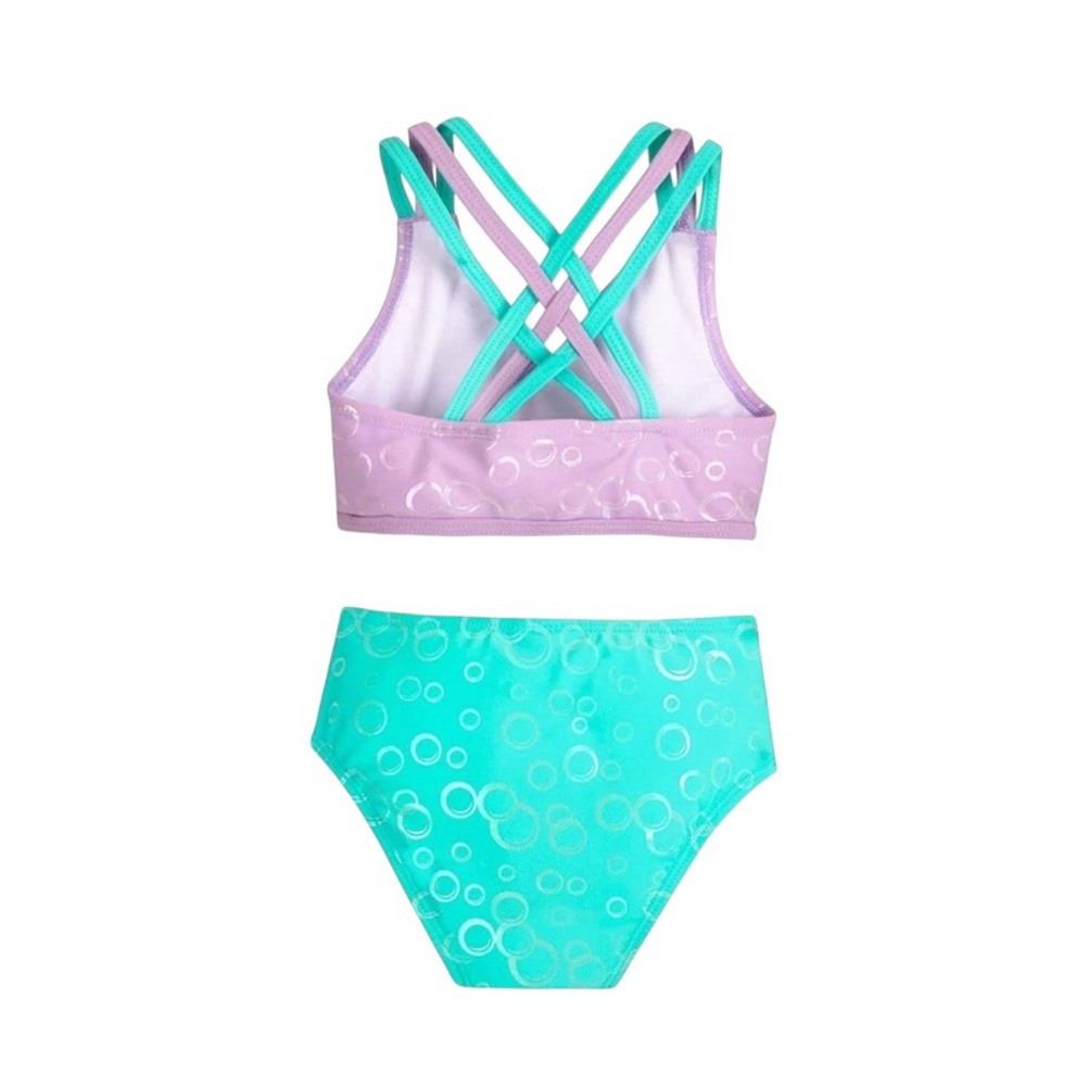 Disney Ariel Deluxe Swimsuit Set for Girls – The Little Mermaid Size Girls 3 - Picture 2 of 4